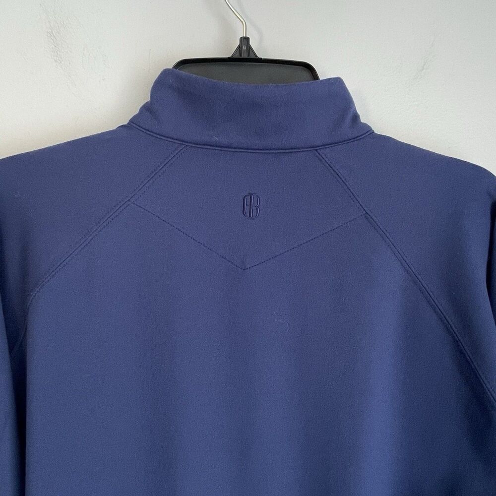 Holderness Bourne 1/4 Zip Pullover Mens S Dry Luxe Performance Tailored Fit Blue